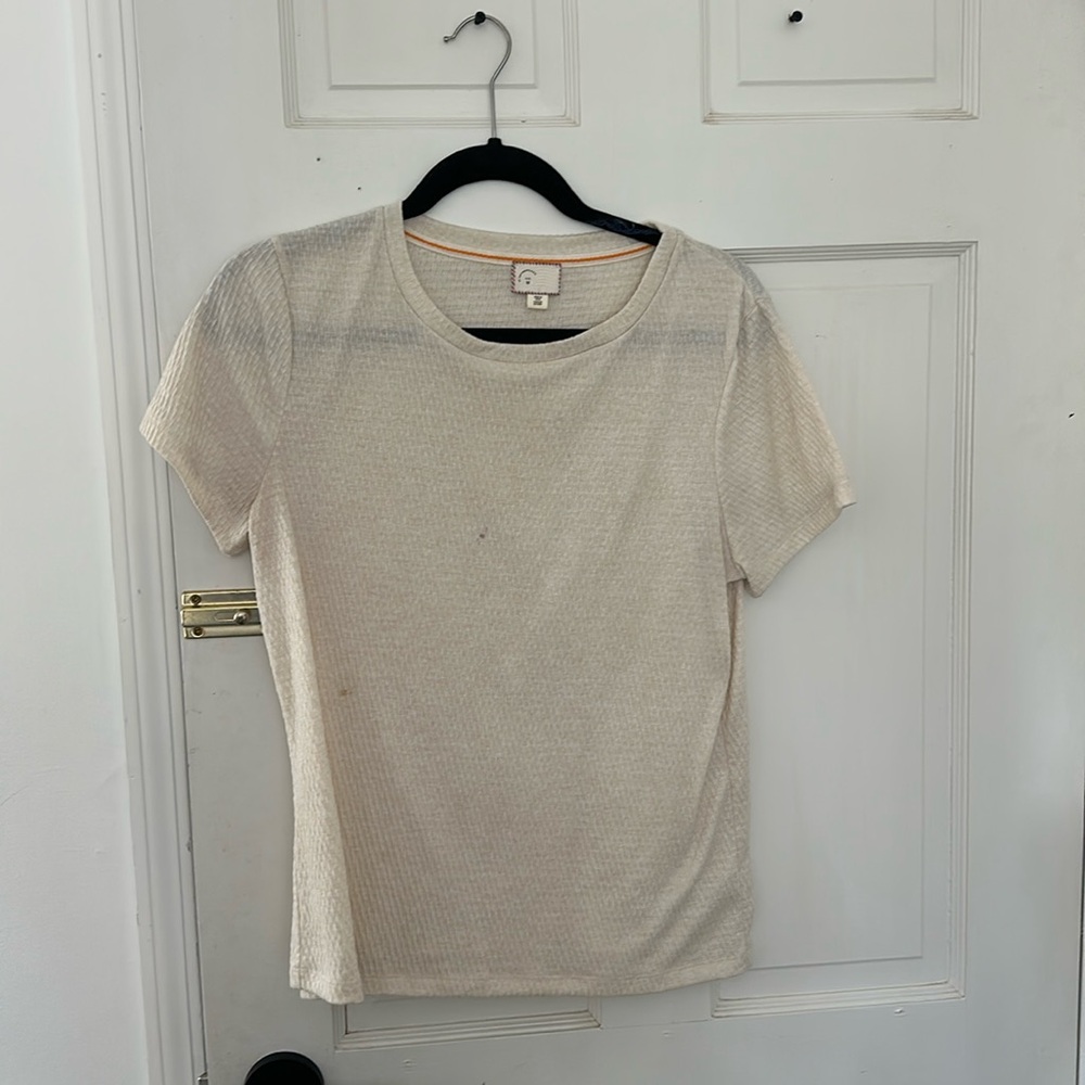 Sparkly Anthropologie short sleeve size medium